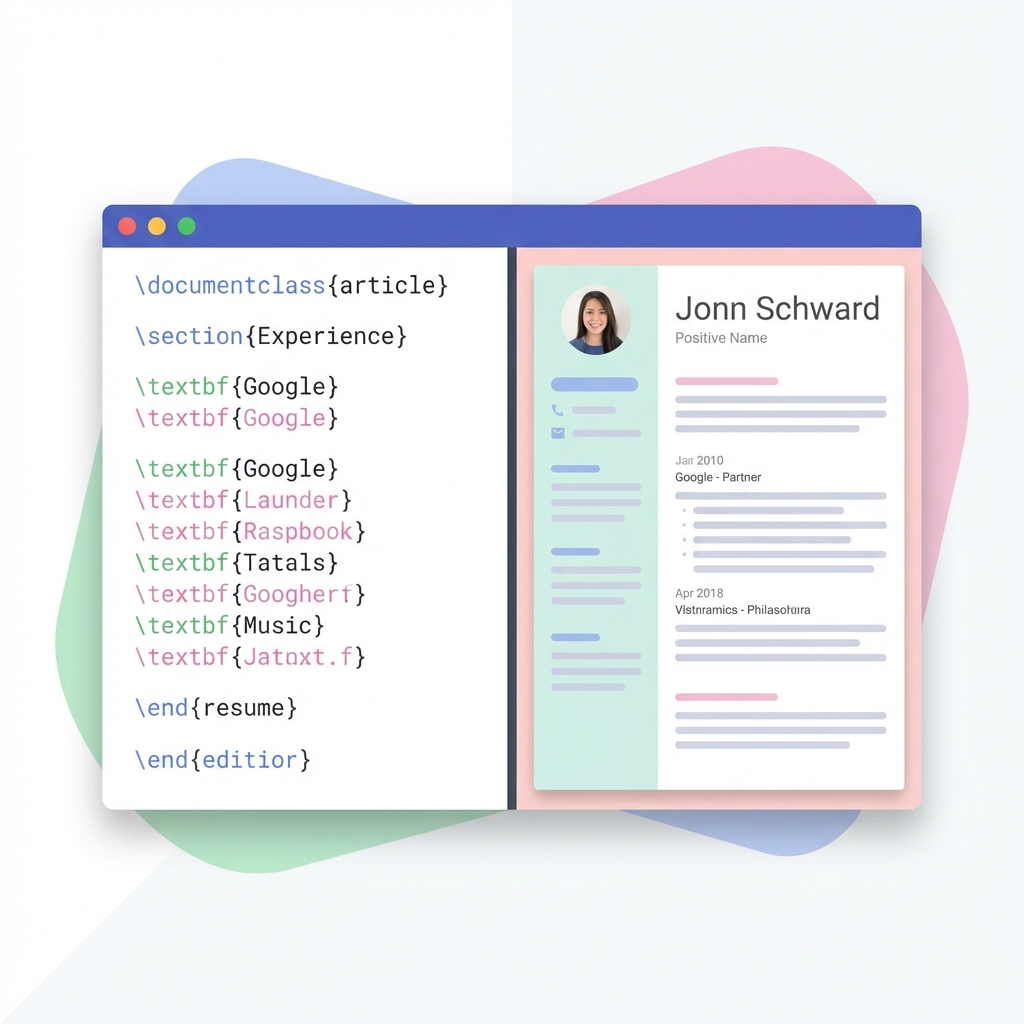LaTeX Code Editor Visualization